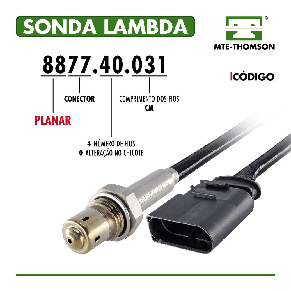 saba 8834.40.040 - SONDA LAMBDA PLANAR - CatE (MTE-THOMSON)