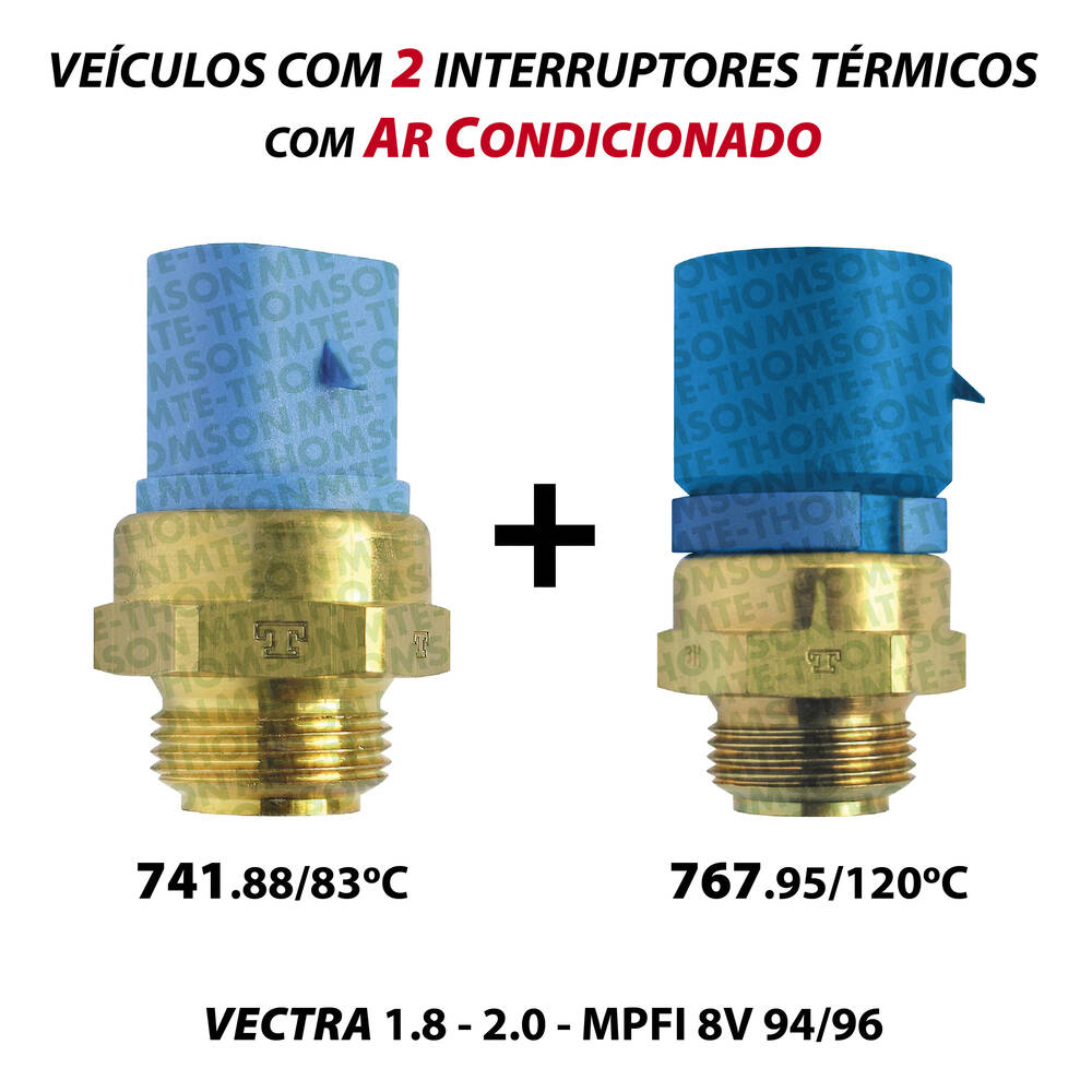 741.88/83 - INTERRUPTOR TÉRMICO DO RADIADOR - CatE (MTE-THOMSON)